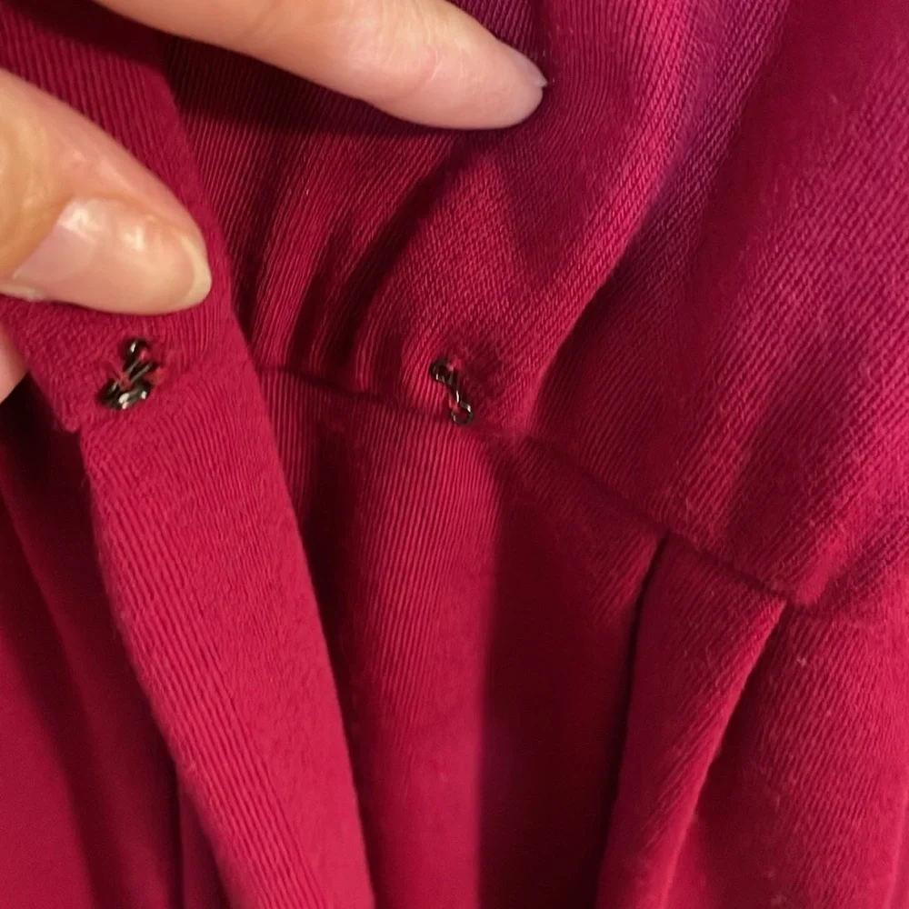 Yves Saint Laurent Dress, Vintage YSL Wrap Wool Dress, rive gauche, size 36 - Picture 8 of 10